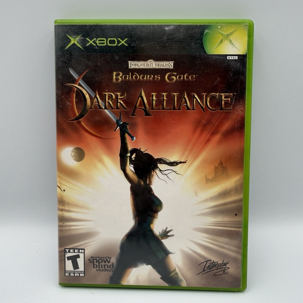 XBOX Baldur's Gate: Dark Alliance CIB w/Manual